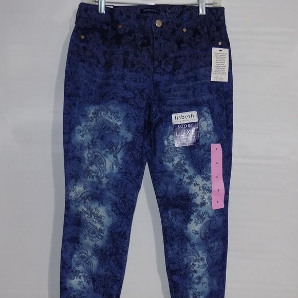 Bandolino Denim - Bandolino Lisbeth Curvy Skinny Crop Jeans Sz 6 NWT